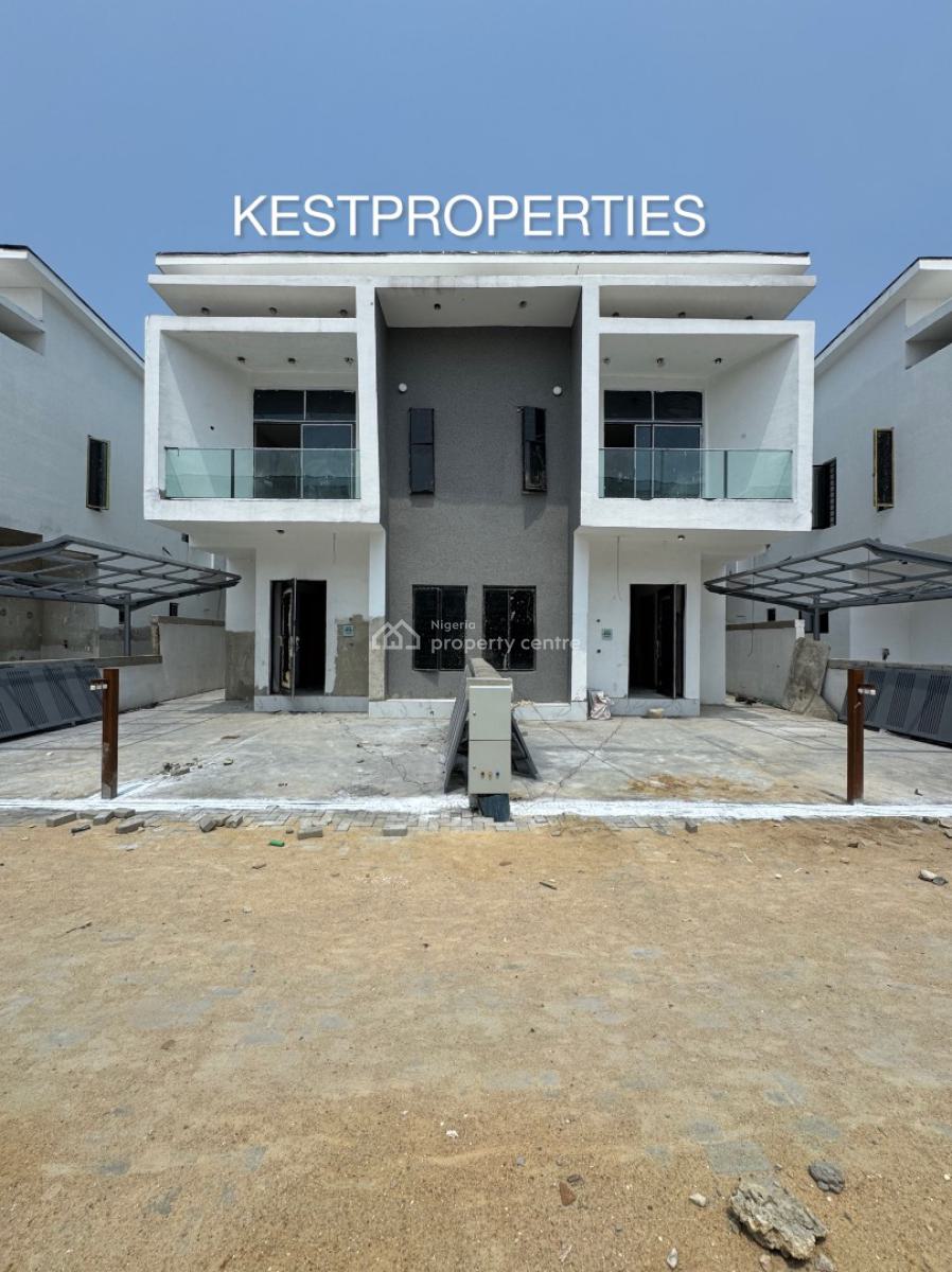 4 Bedroom Semi Detached Duplex with Bq, Orchid Road, Lekki, Lagos, Semi-detached Duplex for Sale