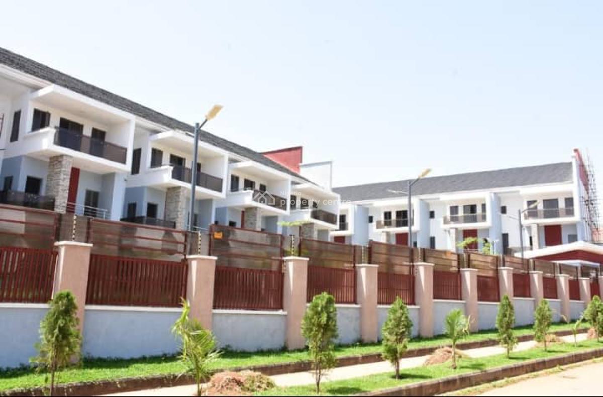 a Brand New Serviced 4bedroom Terrace Duplex + 1bq, Diplomatic Zone (video of The House Is Attached), Katampe Extension, Katampe, Abuja, Terraced Duplex for Rent