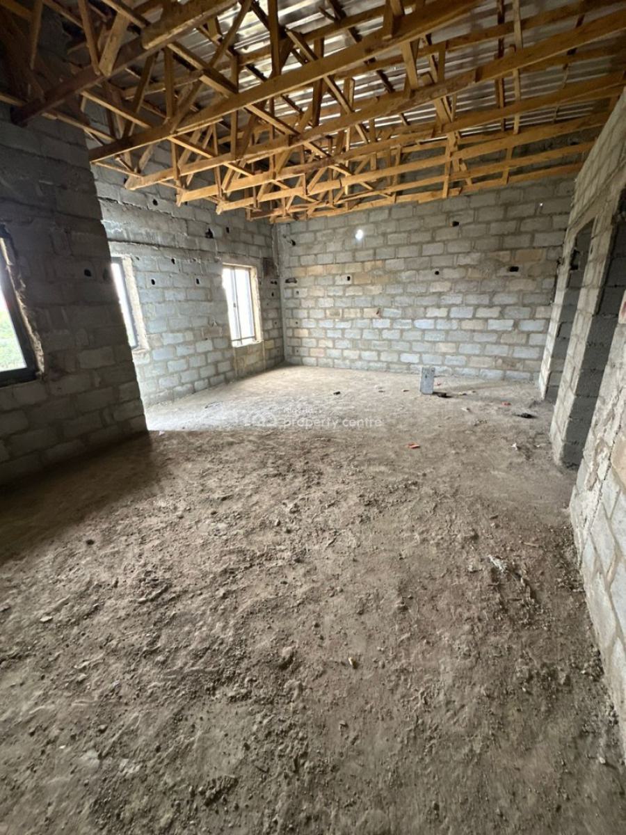 Massive 4 Bedroom Terrace Duplex Semi Finished)with 1 Room Bq, Gaduwa, Abuja, Terraced Duplex for Sale