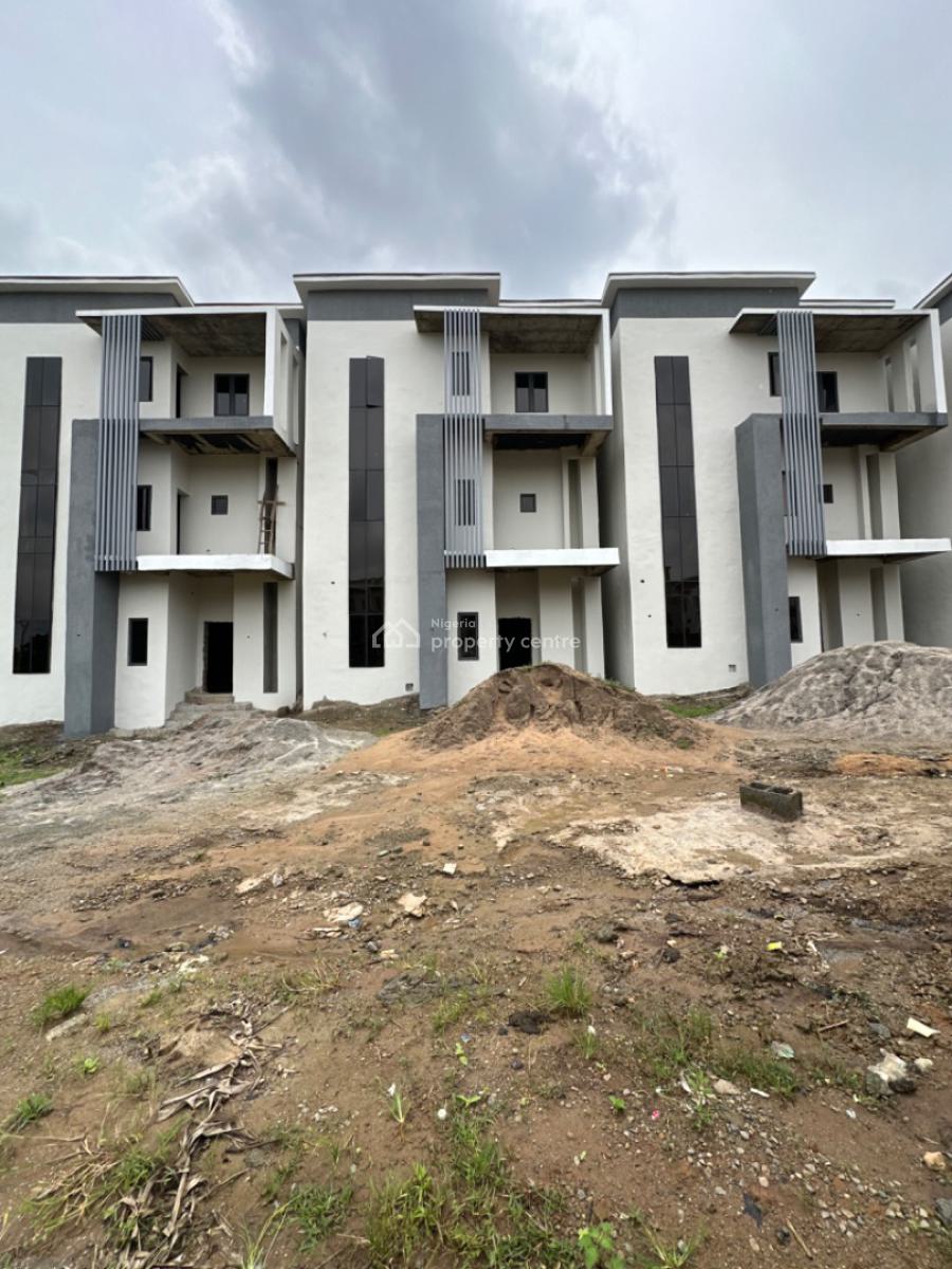 Brand New 4 Bedroom Duplex & Bq Semifinished, Gbagada, Lagos, Terraced Duplex for Sale