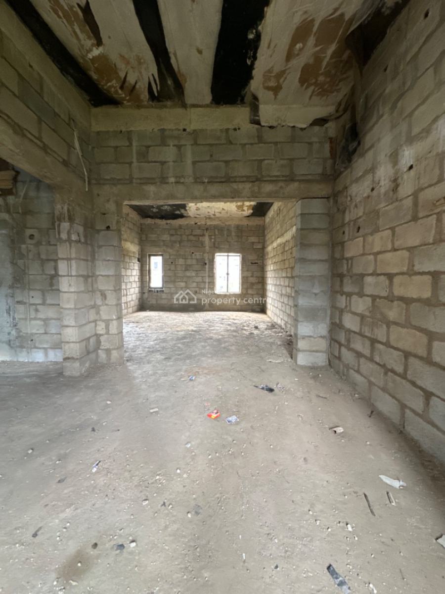 Brand New 4 Bedroom Duplex & Bq Semifinished, Gbagada, Lagos, Terraced Duplex for Sale