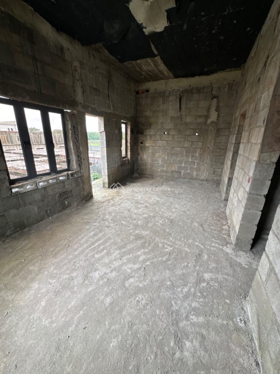 Brand New 4 Bedroom Duplex & Bq Semifinished, Gbagada, Lagos, Terraced Duplex for Sale
