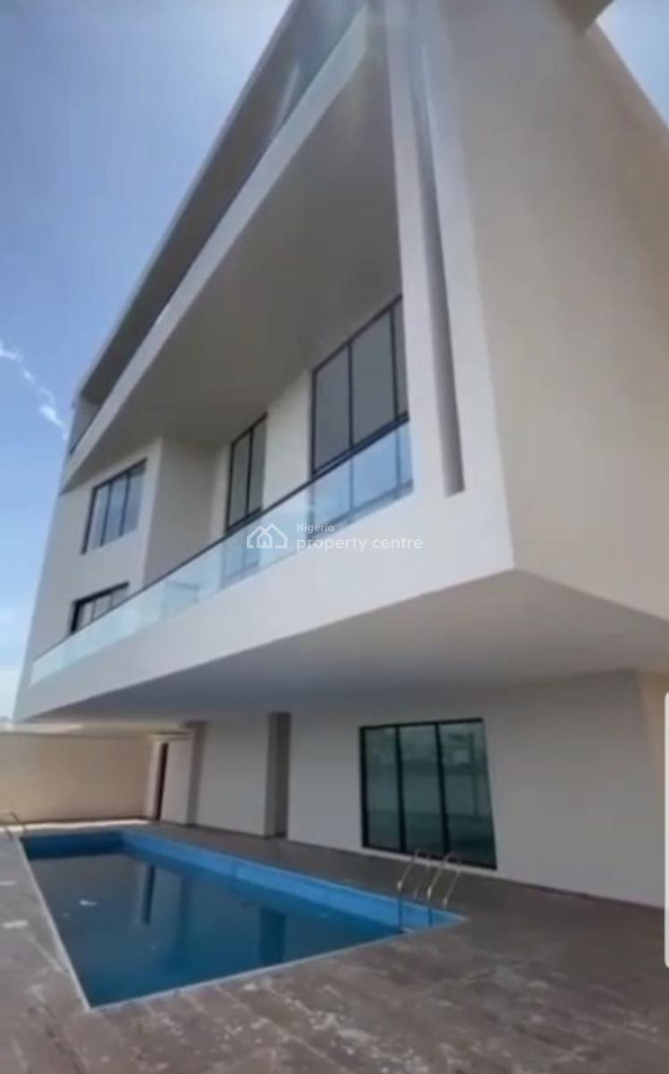 6 Bedroom Waterfront  Smart House with 2 Rooms Bq & Jetty, Banana Island, Ikoyi, Lagos, Detached Duplex for Sale