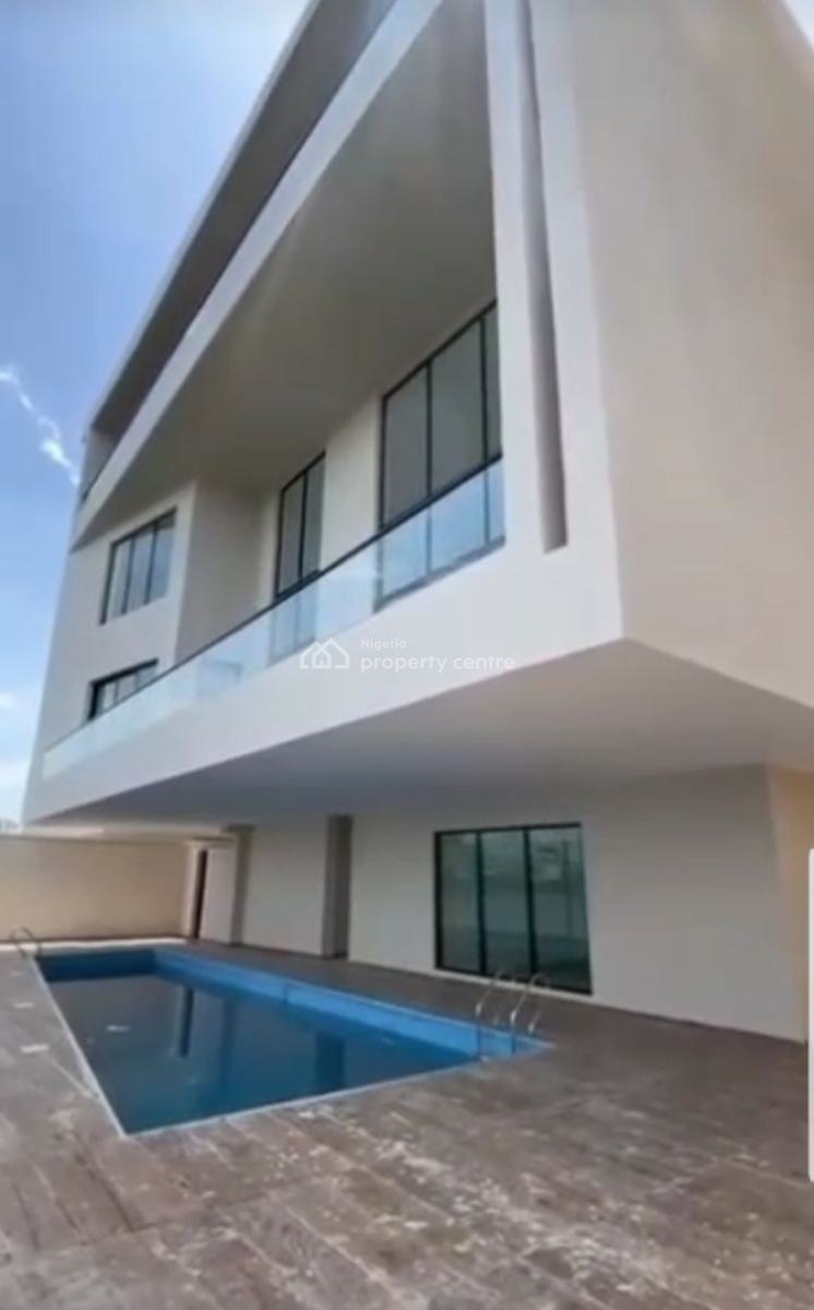 6 Bedroom Waterfront  Smart House with 2 Rooms Bq & Jetty, Banana Island, Ikoyi, Lagos, Detached Duplex for Sale