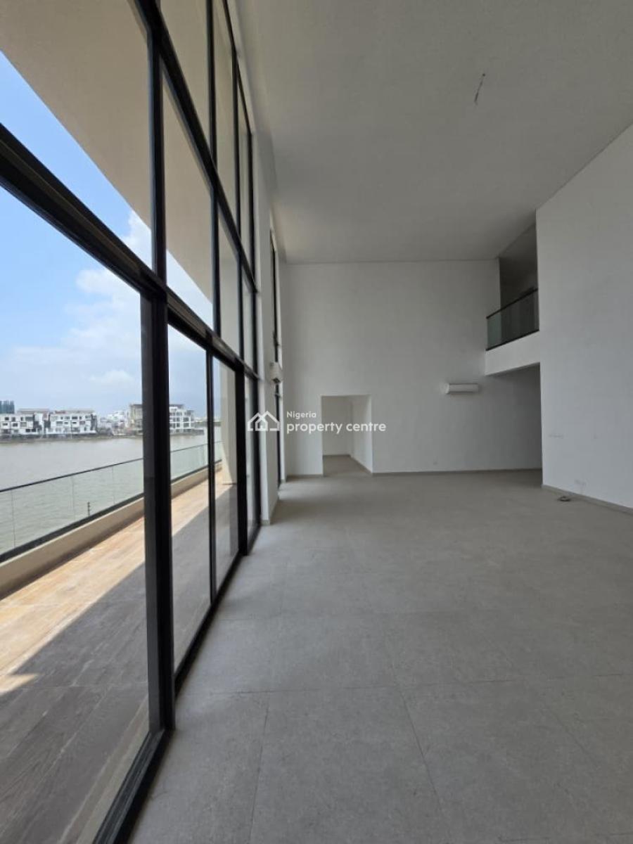 6 Bedroom Waterfront  Smart House with 2 Rooms Bq & Jetty on 505sqm, Banana Island, Ikoyi, Lagos, Detached Duplex for Sale