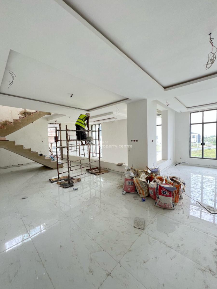 5 Bedroom Semi Detached Duplex with Swimming Pool, Cinema, Gym, Bq, Within The Exclusive Cowrie Creek Estate, Ikate Elegushi, Lekki, Lagos, Semi-detached Duplex for Sale