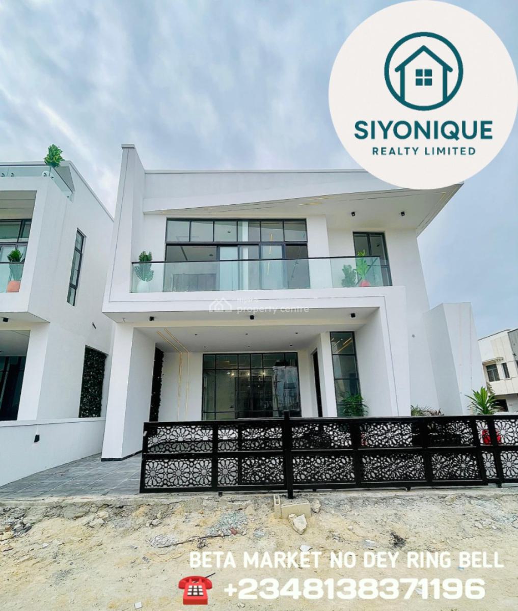 Gorgeously Built 5 Bed Detached Duplex with Swimming Pool and Bq, Chevron Toll Gate, Lekki, Lagos, Detached Duplex for Sale