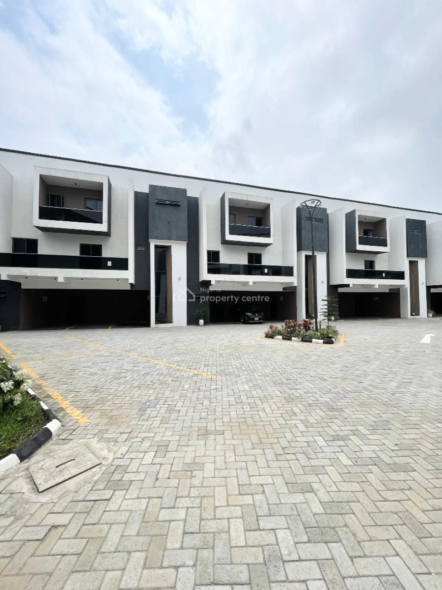 Stunning 4 Bedroom Terrace Duplex with Pool and Bq in a Secure Estate, Ikate, Lekki, Lagos, Terraced Duplex for Sale