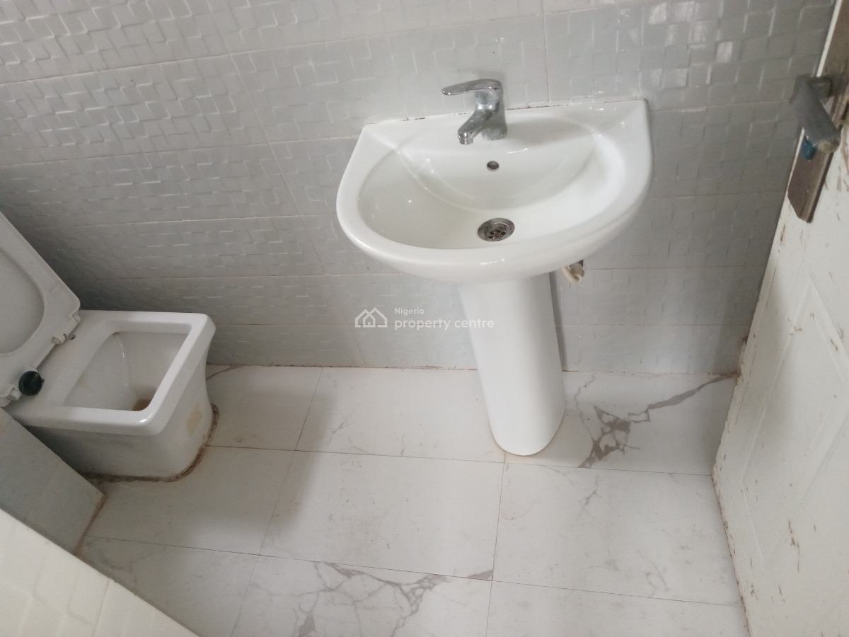 Spacious 2 Bedroom Flat Upstairs, Sangotedo, Ajah, Lagos, Flat / Apartment for Rent