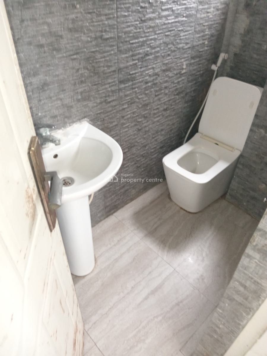 Spacious 2 Bedroom Flat Upstairs, Sangotedo, Ajah, Lagos, Flat / Apartment for Rent