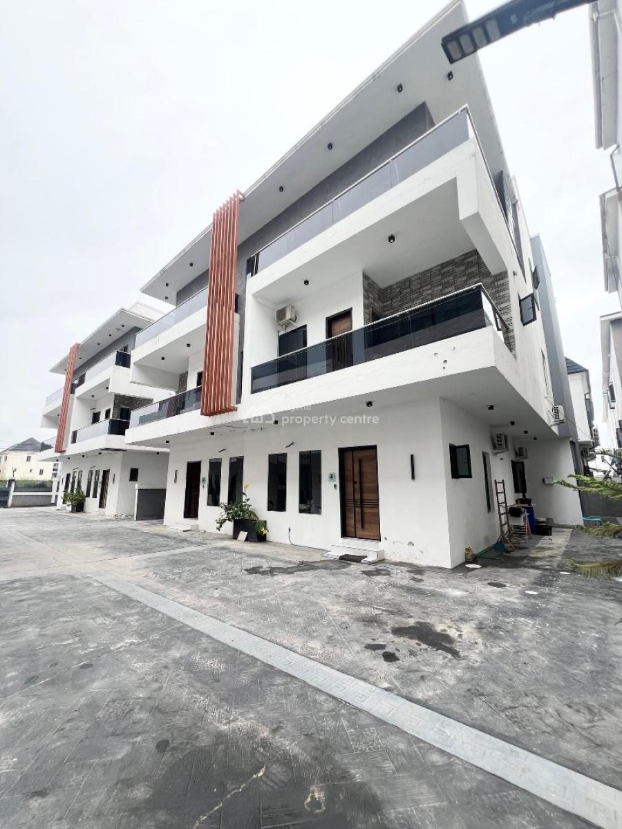 Well Built 5 Bedroom Semi Detached Duplex with Bq in a Secure Estate, Ikate, Lekki, Lagos, Semi-detached Duplex for Sale
