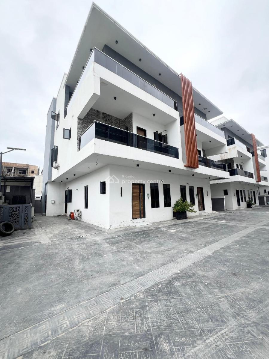 Well Built 5 Bedroom Semi Detached Duplex with Bq in a Secure Estate, Ikate, Lekki, Lagos, Semi-detached Duplex for Sale