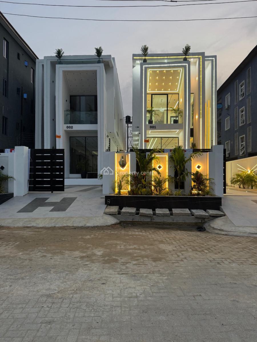 Beautiful 5 Bedroom Fully Detached Duplex with a Bq, Chevron Toll Gate, Lekki, Lagos, House for Sale
