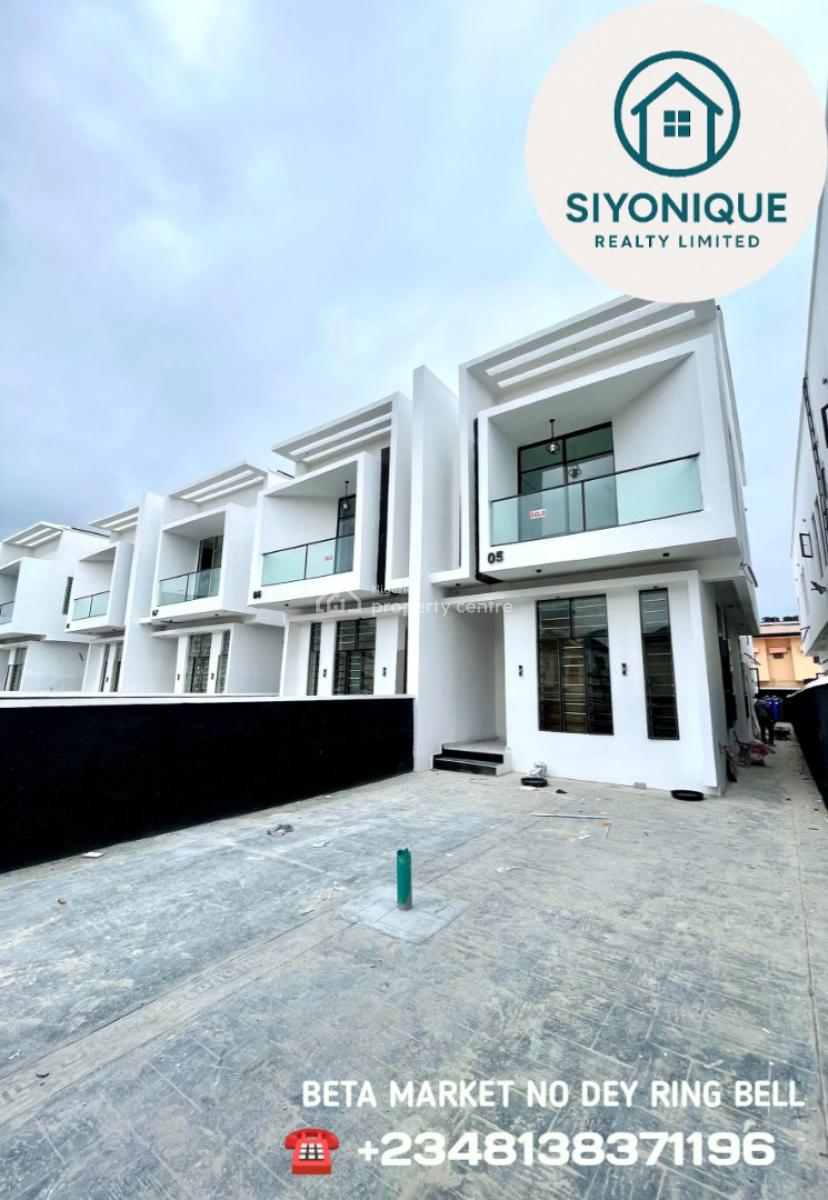 Standard Finished 4 Bed Semi-detached Suitable for Investment, Idado, Lekki, Lagos, Semi-detached Duplex for Sale