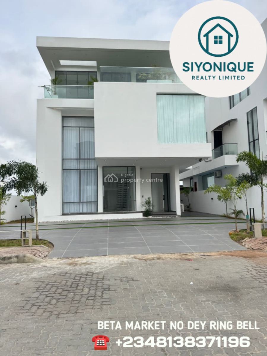 Gloriously Perched Luxury 5 Bed Detached Smart Home with  Elevator, Ikate, Lekki, Lagos, Detached Duplex for Sale