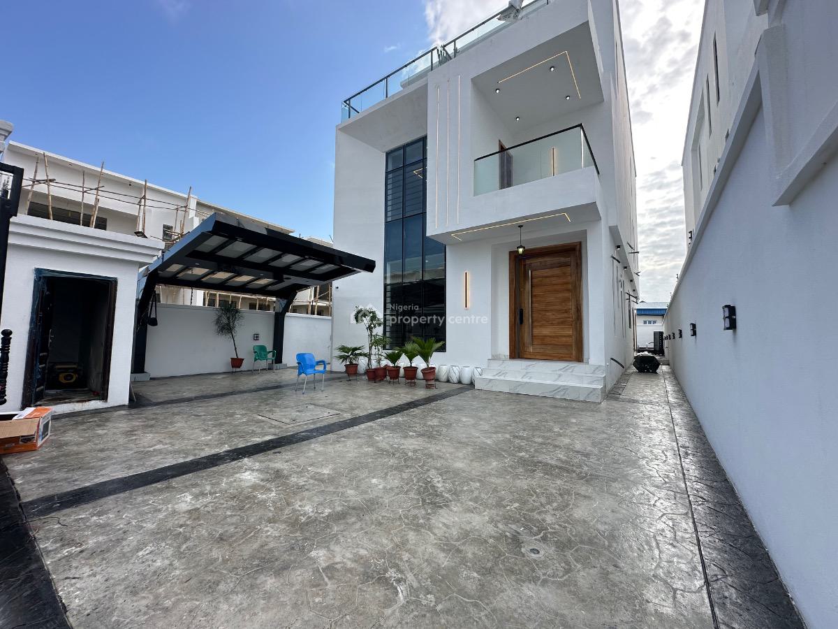 Charming 5 Bedroom Detached Duplex with Swimming Pool, Cinema & Bq, Chevron Tollgate, Lekki, Lagos, Detached Duplex for Sale