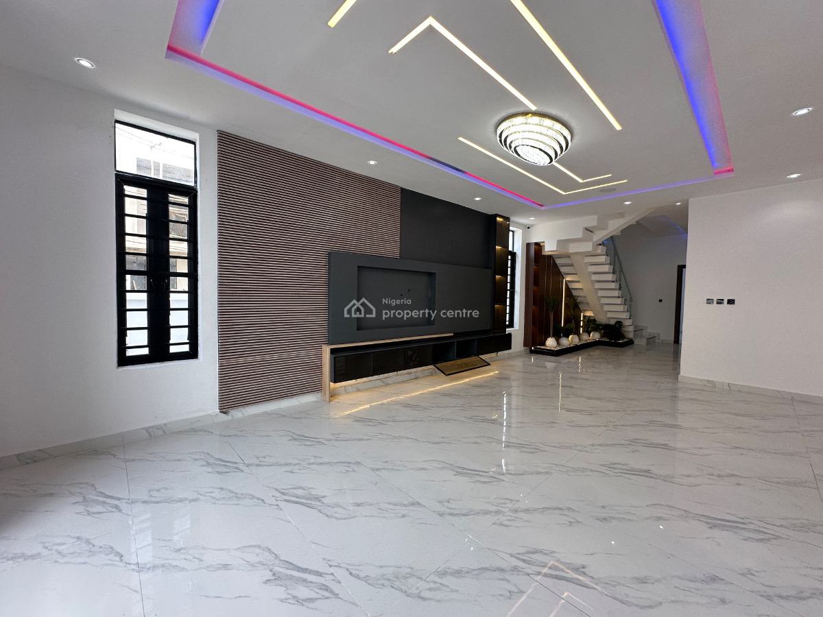 Charming 5 Bedroom Detached Duplex with Swimming Pool, Cinema & Bq, Chevron Tollgate, Lekki, Lagos, Detached Duplex for Sale