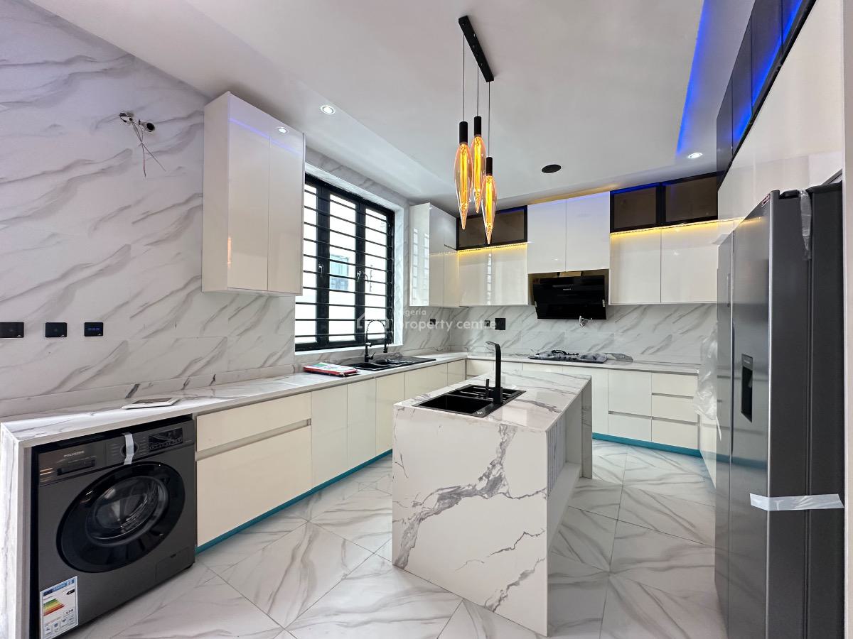 Charming 5 Bedroom Detached Duplex with Swimming Pool, Cinema & Bq, Chevron Tollgate, Lekki, Lagos, Detached Duplex for Sale