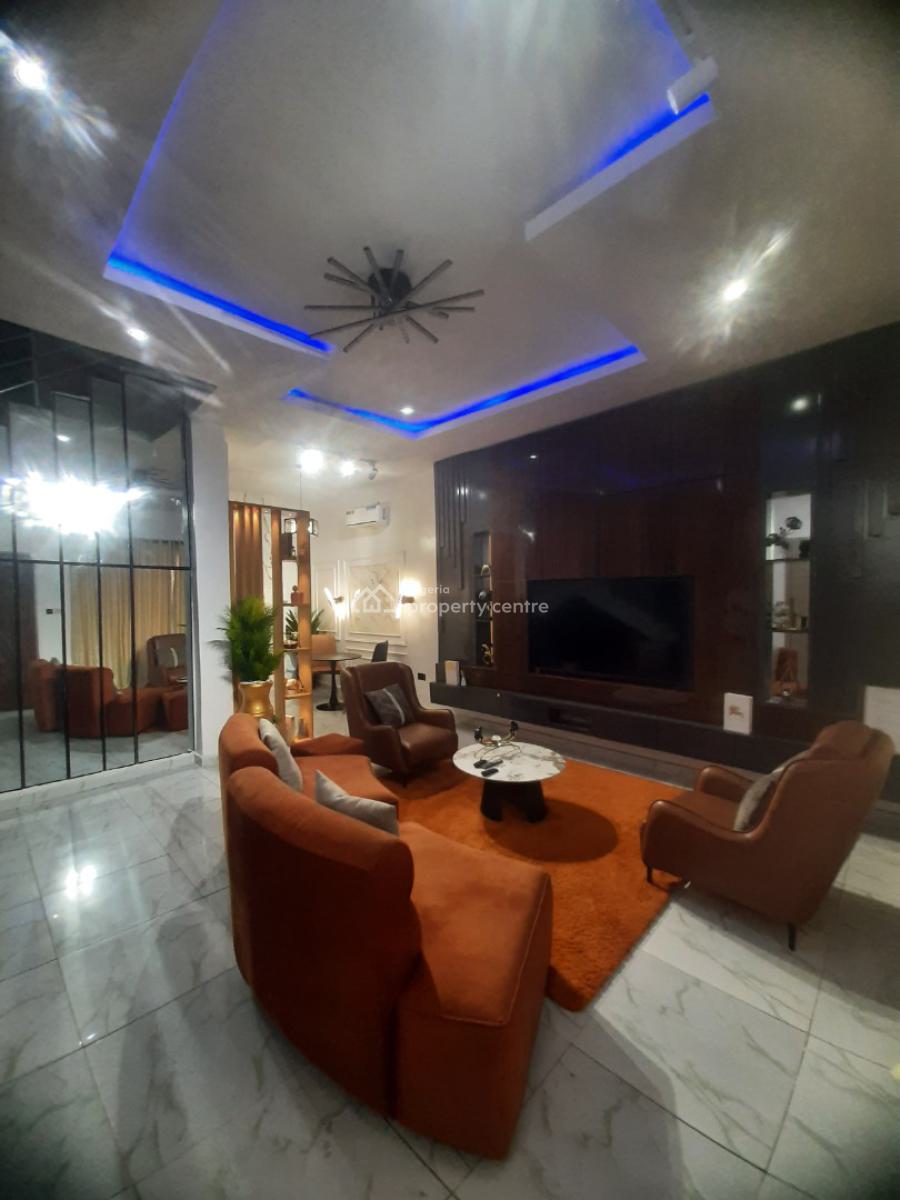Tastefully Furnished and Serviced 4 Bedroom En-suite Townhouse with Fi, Ikate Elegushi, Lekki, Lagos, Terraced Duplex for Rent