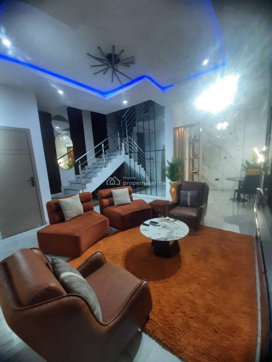 Tastefully Furnished and Serviced 4 Bedroom En-suite Townhouse with Fi, Ikate Elegushi, Lekki, Lagos, Terraced Duplex for Rent