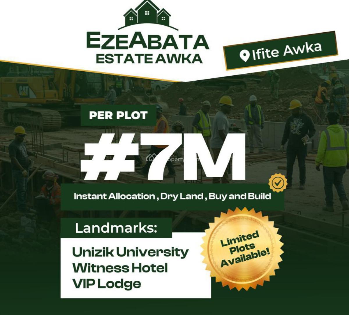 Affordable and Verified Dry Land with Instant Allocation, Ezeabata Estate, Awka, Anambra, Mixed-use Land for Sale