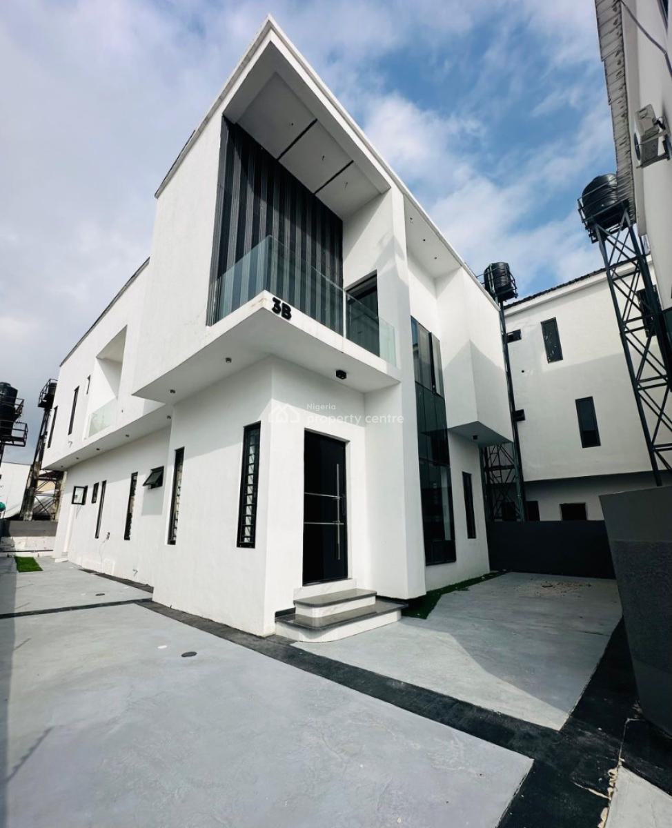Stunning 5 Bedroom Fully Detached Duplex with Bq in a Secure Estate, Agungi, Lekki, Lagos, Detached Duplex for Sale