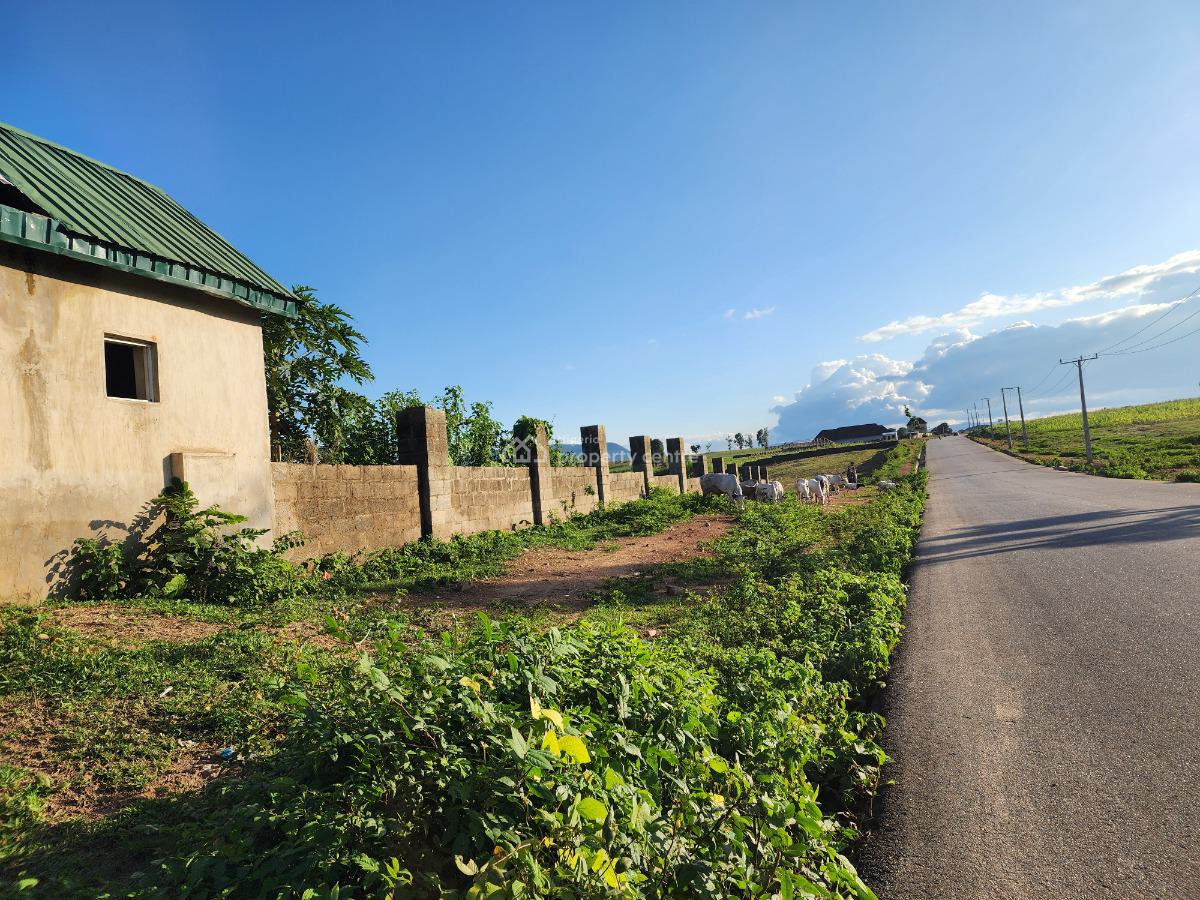 Strategically Located 2.4 Hectares Fully Fenced Land with Gate, Rafin Kwara, Karshi, Nasarawa, Residential Land for Sale