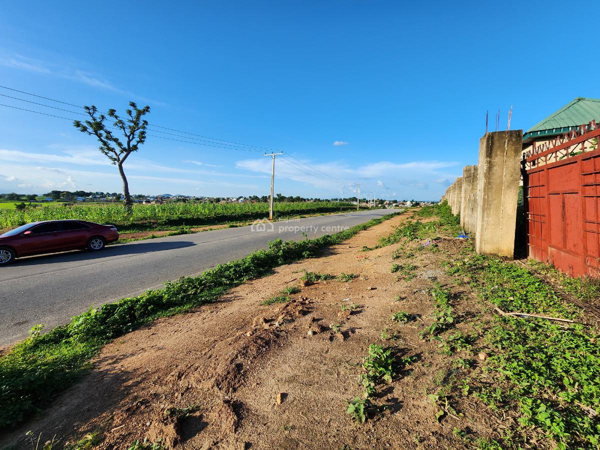 Strategically Located 2.4 Hectares Fully Fenced Land with Gate, Rafin Kwara, Karshi, Nasarawa, Residential Land for Sale