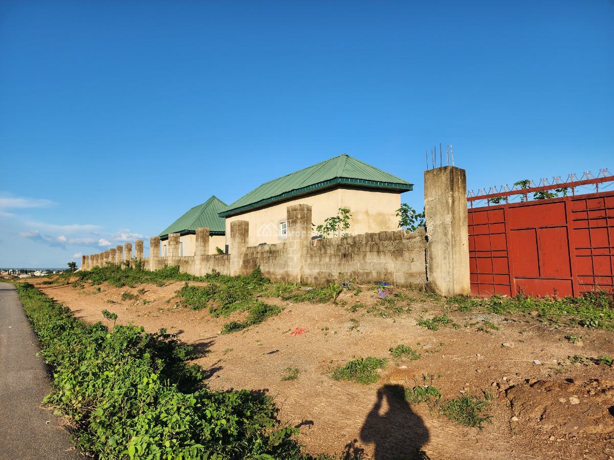 Strategically Located 2.4 Hectares Fully Fenced Land with Gate, Rafin Kwara, Karshi, Nasarawa, Residential Land for Sale