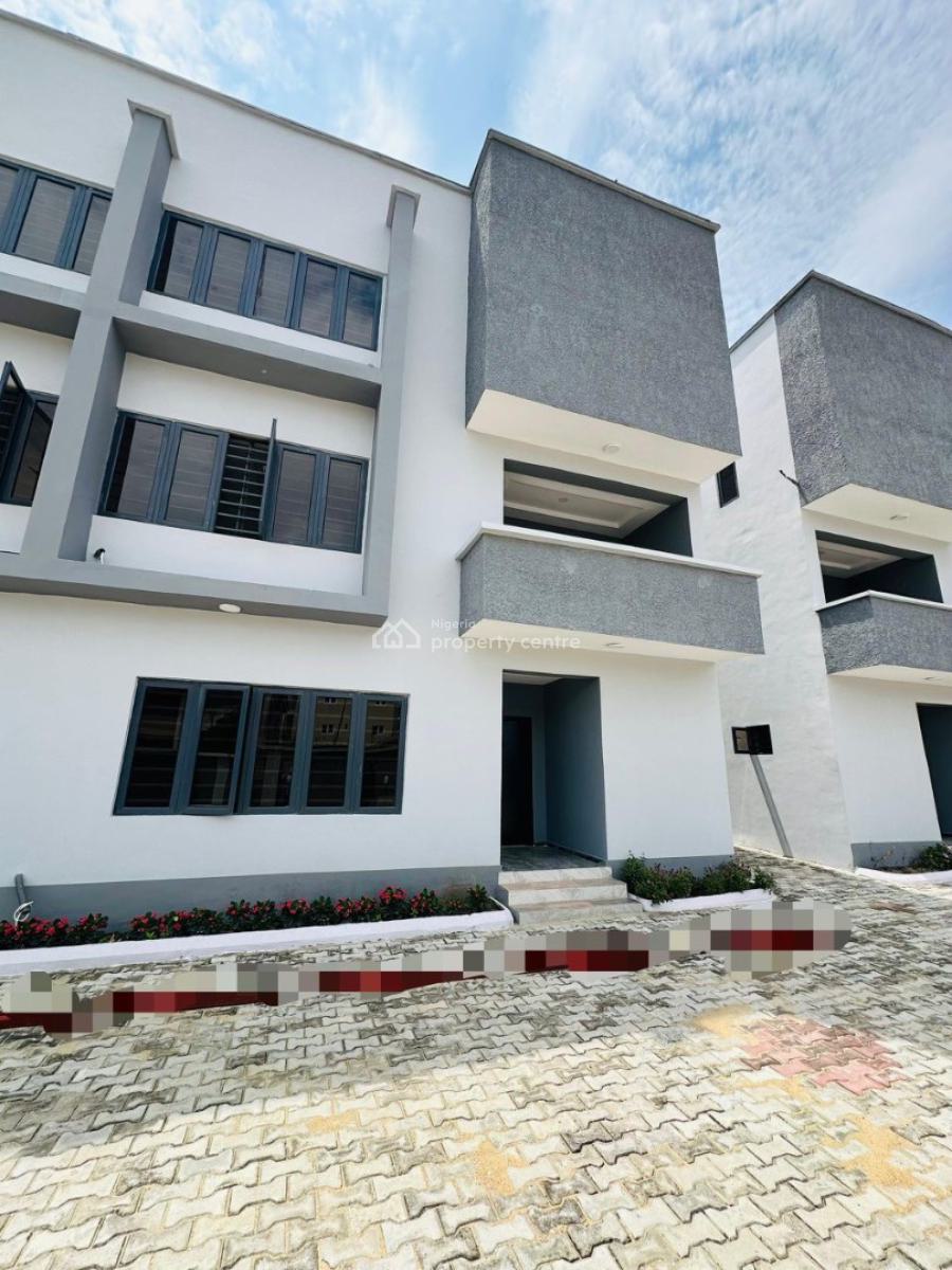 an Alluring 4 Bedroom Terraced Duplex with Bq in a Secure Estate, Ologolo, Lekki, Lagos, Terraced Duplex for Sale