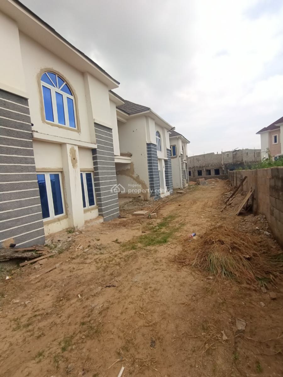 Distress 4 Bedroom Terrace Carcass, By Kubwa Federal Housing Bridge, Karsana, Abuja, House for Sale