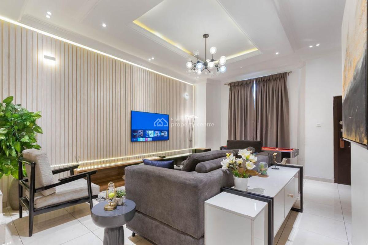 Luxurious 4 Bedroom Fully Furnished Semi-datached, Chevron, Lekki, Lagos, Semi-detached Duplex for Rent