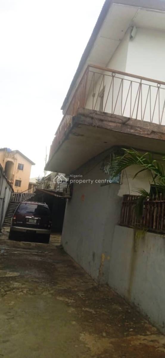 a Solid Storey Building of 1floor and  Bq Sitting on Plot of Land, Ilupeju Close to Obanikoro Lagos, Palmgrove, Ilupeju, Lagos, Detached Duplex for Sale