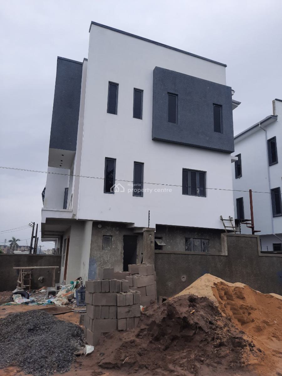 Newly Built 4 Bedroom Terraced Duplex with B.q, Adeniyi Jones, Ikeja, Lagos, Terraced Duplex for Sale
