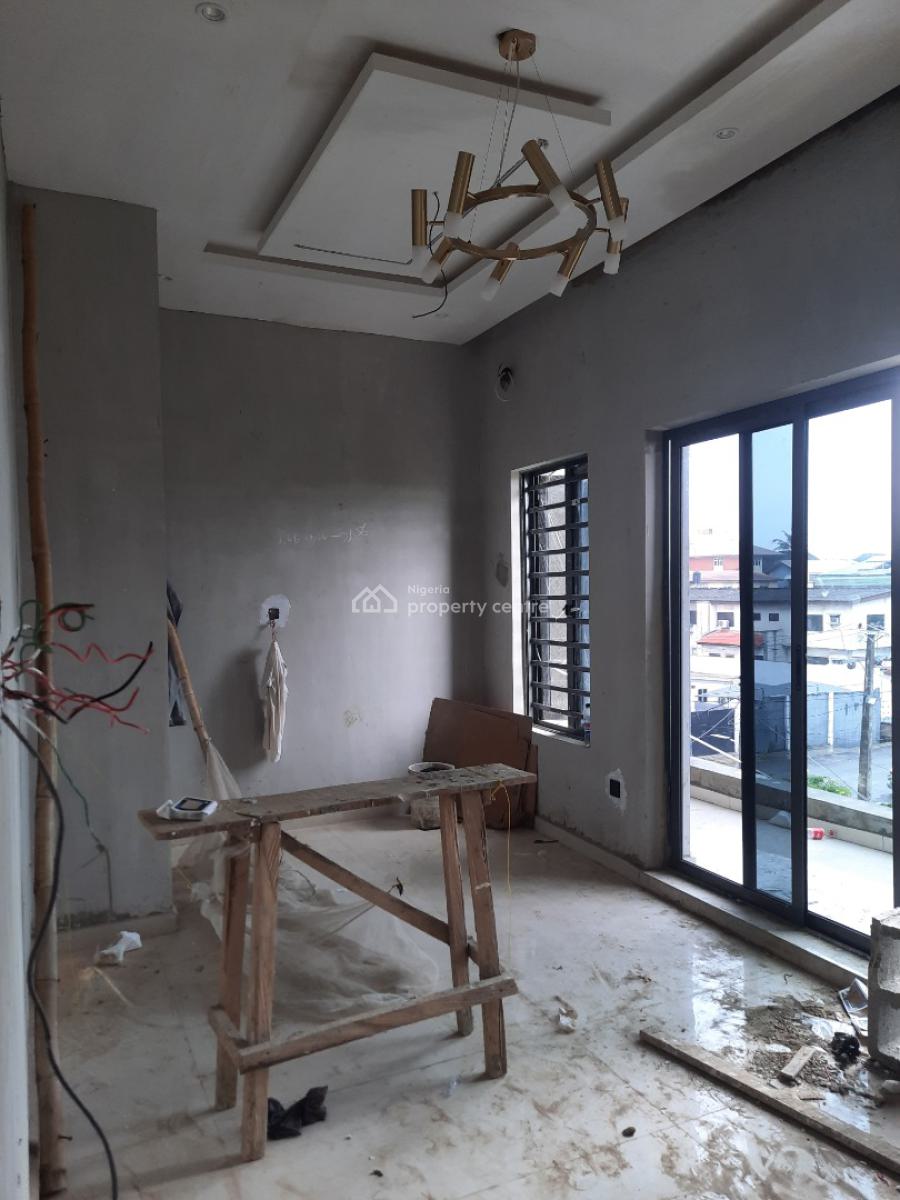 Newly Built 4 Bedroom Terraced Duplex with B.q, Adeniyi Jones, Ikeja, Lagos, Terraced Duplex for Sale