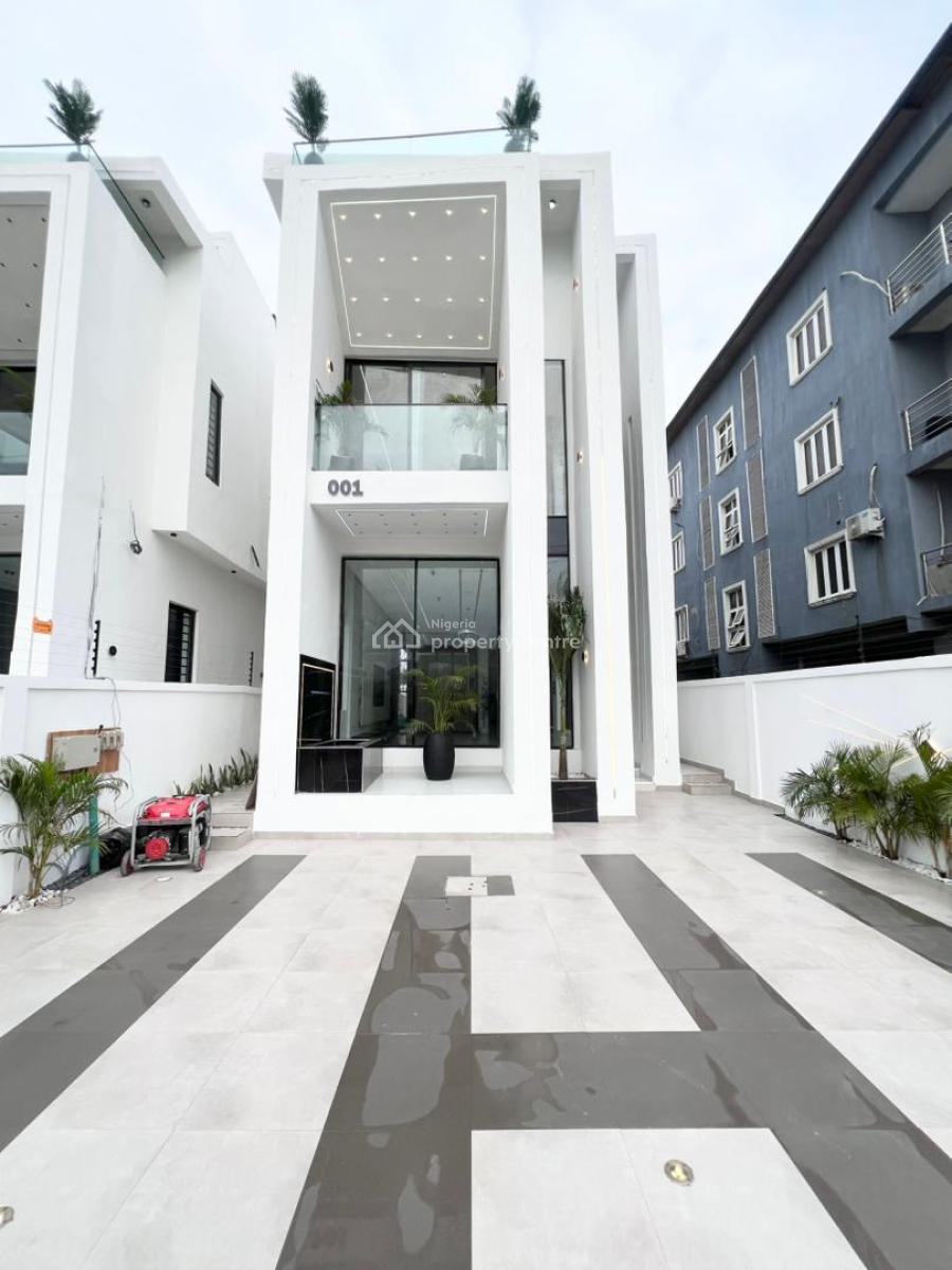 Luxury 5 Bedroom Fully Detached Duplex with Pool in a Secure Estate, Chevron Toll Gate, Lekki, Lagos, Detached Duplex for Sale
