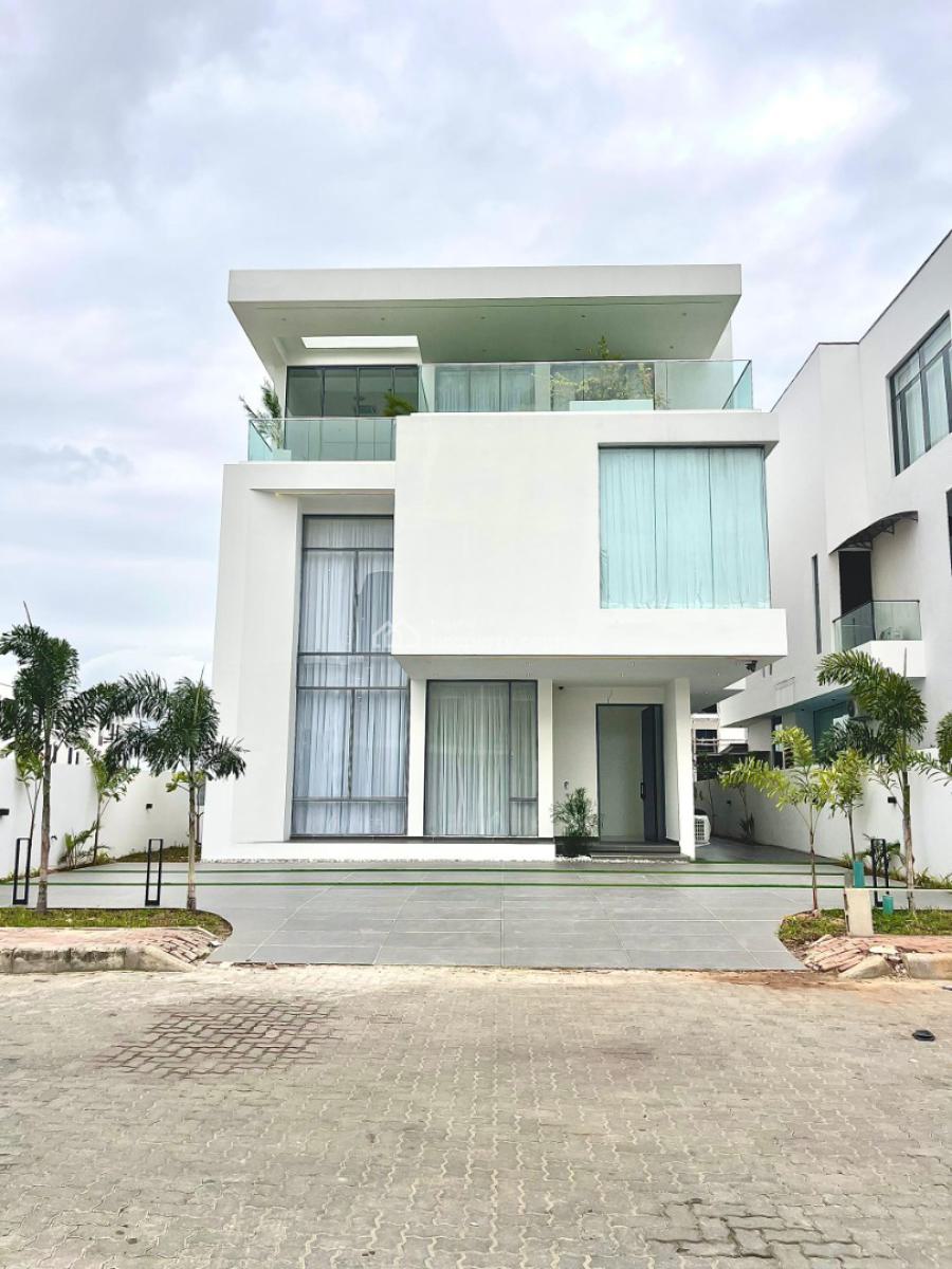 Gloriously Perched Luxury 5 Bed Detached Smart Home with  Elevator, Ikate, Lekki, Lagos, House for Sale