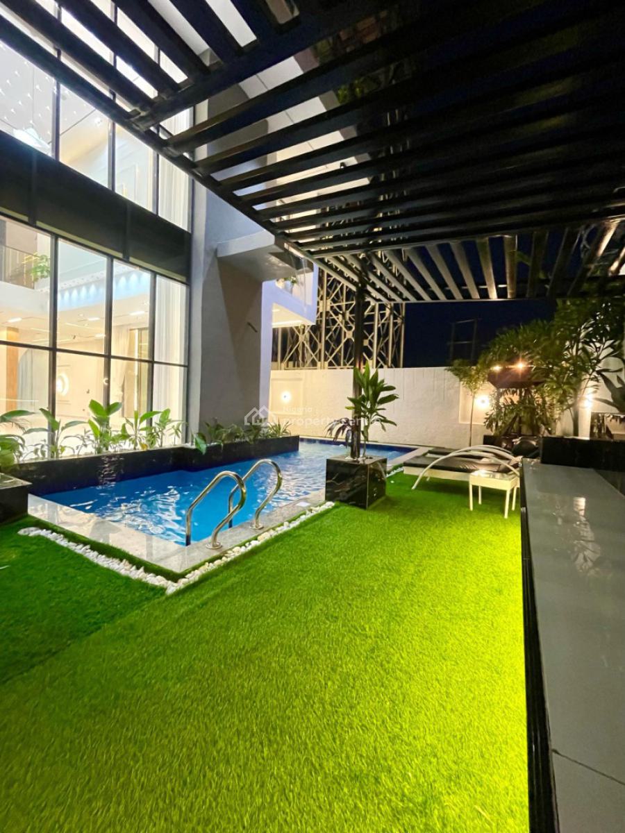 Luxury 5bedroom Detached Mansion with Swimming Pool Bq Rooftop Terrace, Orchid Road, Lekki Phase 2, Lekki, Lagos, Detached Duplex for Sale
