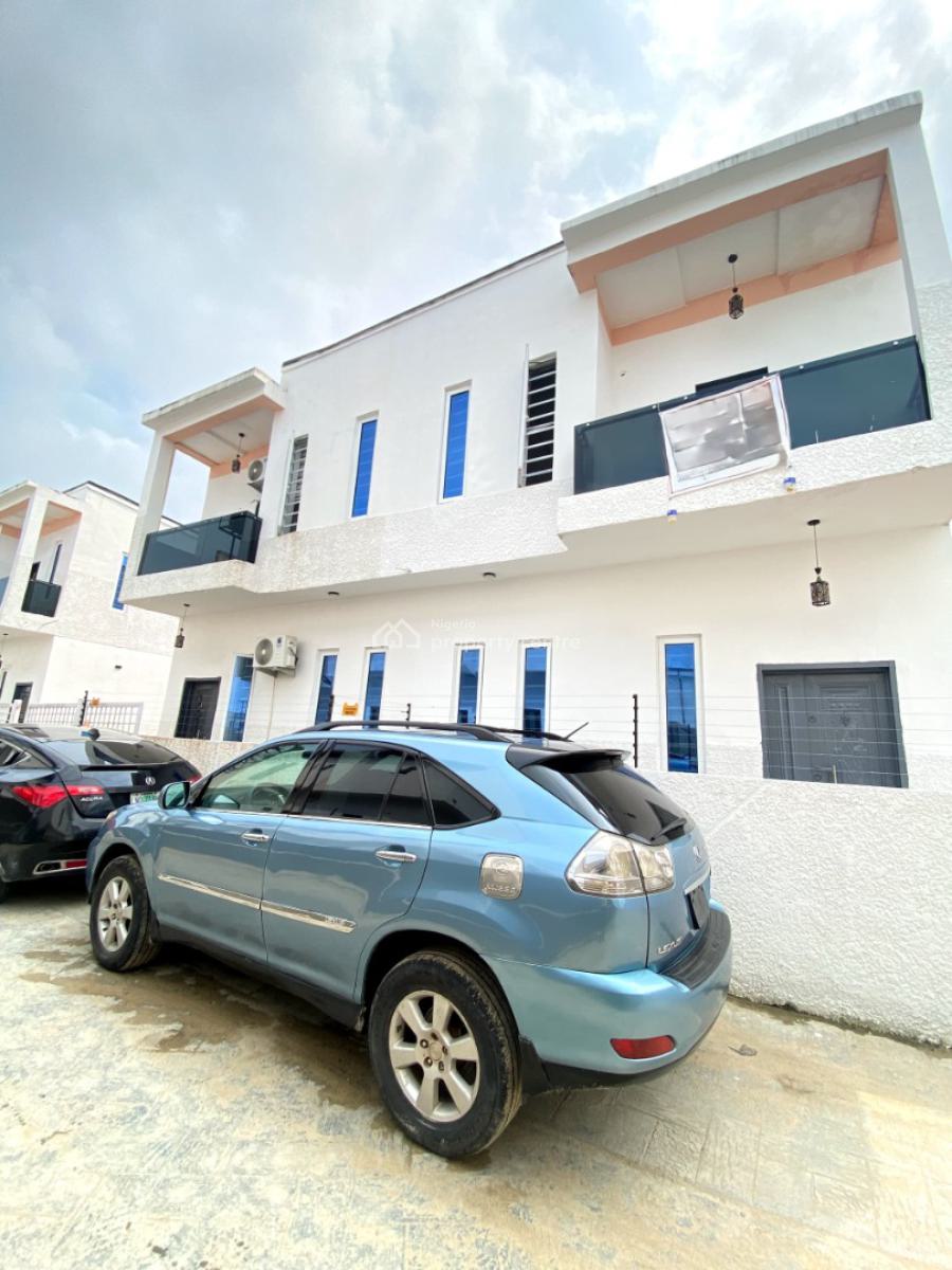 Newly Built 4 Bedroom Semi Detached Duplex with Bq in a Secure Estate, General Paint, Ajah, Lagos, Semi-detached Duplex for Sale
