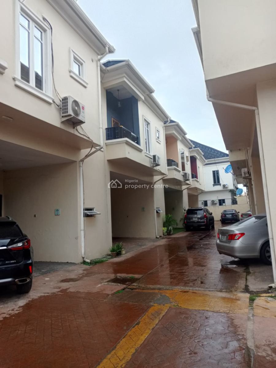 Serviced 4 Bedroom Terrace Duplex Within a Well Secured Estate., Ikota, Lekki, Lagos, Terraced Duplex for Rent