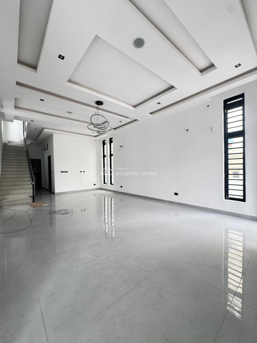 Contemporary 5  Bedroom Detached  Duplex with Bq in an Exclusive Axis, Osapa, Lekki, Lagos, Detached Duplex for Sale