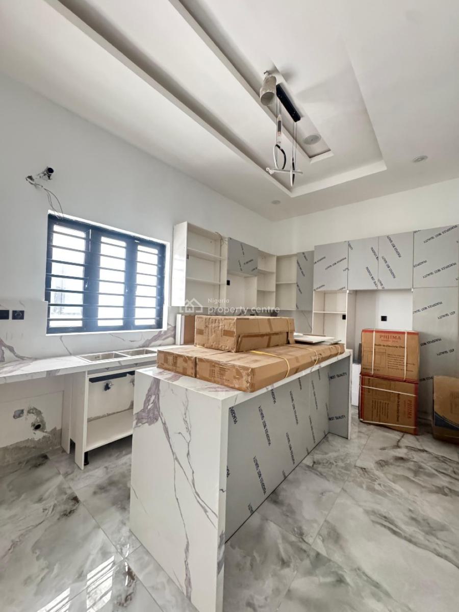 Contemporary 5  Bedroom Detached  Duplex with Bq in an Exclusive Axis, Osapa, Lekki, Lagos, Detached Duplex for Sale
