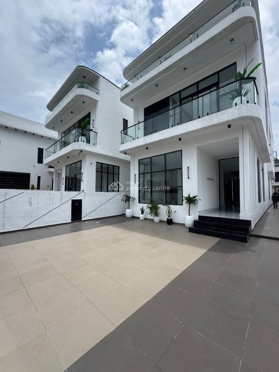 Magnificent 5-bedroom Duplex with Pool and Modern Aesthetics, Chevron, Lekki, Lagos, Detached Duplex for Sale