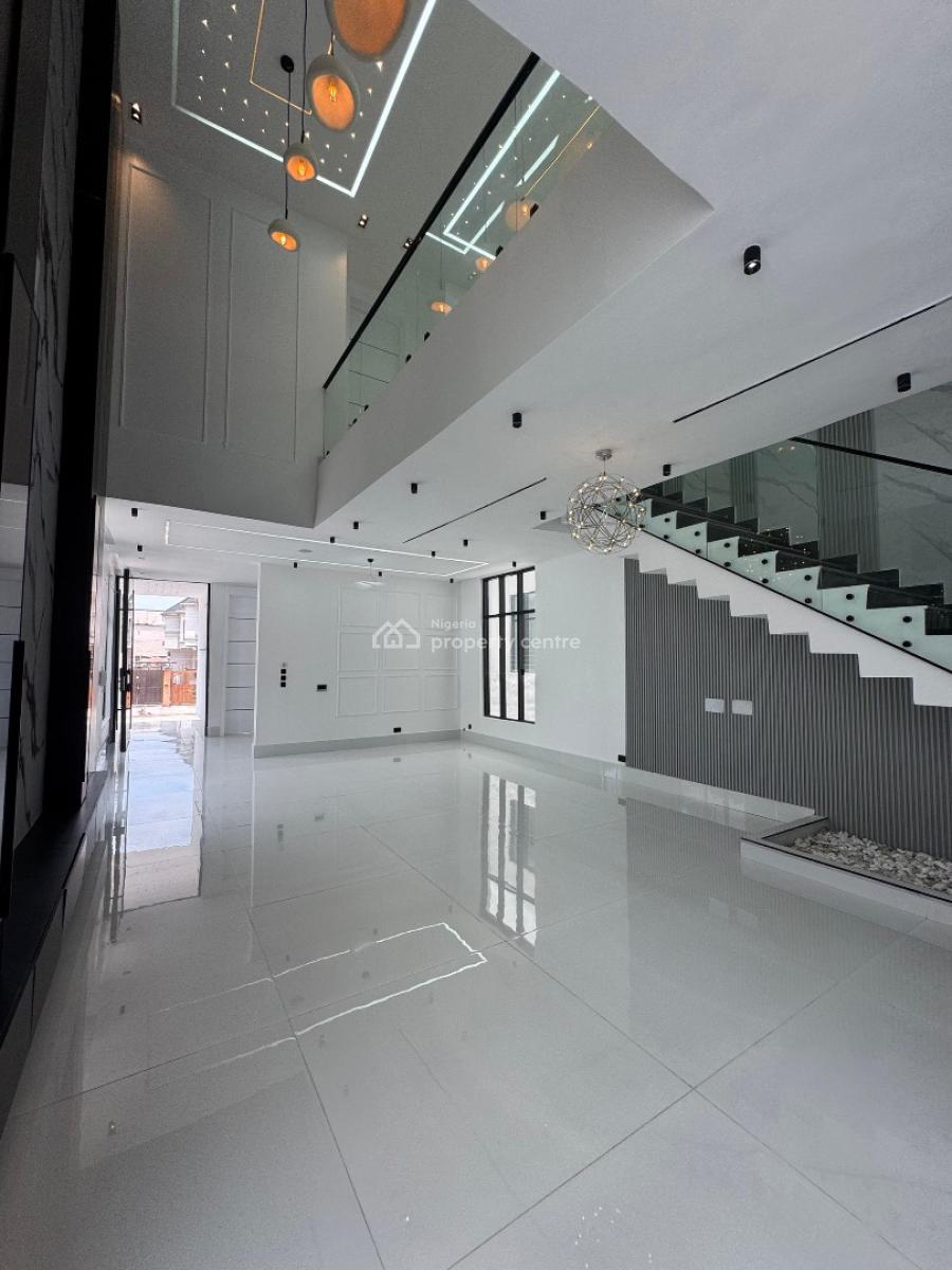 Magnificent 5-bedroom Duplex with Pool and Modern Aesthetics, Chevron, Lekki, Lagos, Detached Duplex for Sale