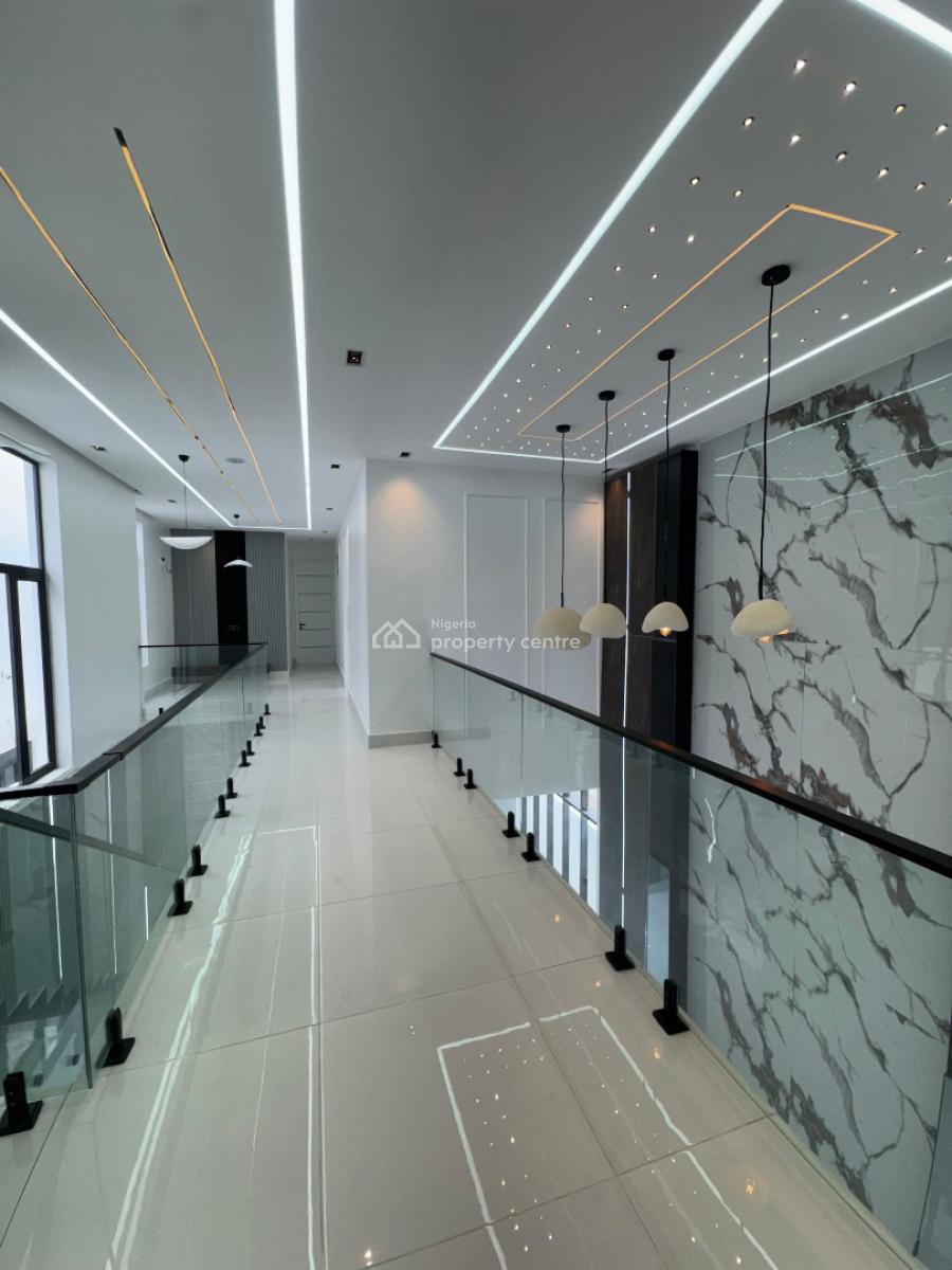 Magnificent 5-bedroom Duplex with Pool and Modern Aesthetics, Chevron, Lekki, Lagos, Detached Duplex for Sale