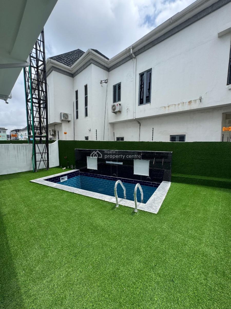 Magnificent 5-bedroom Duplex with Pool and Modern Aesthetics, Chevron, Lekki, Lagos, Detached Duplex for Sale