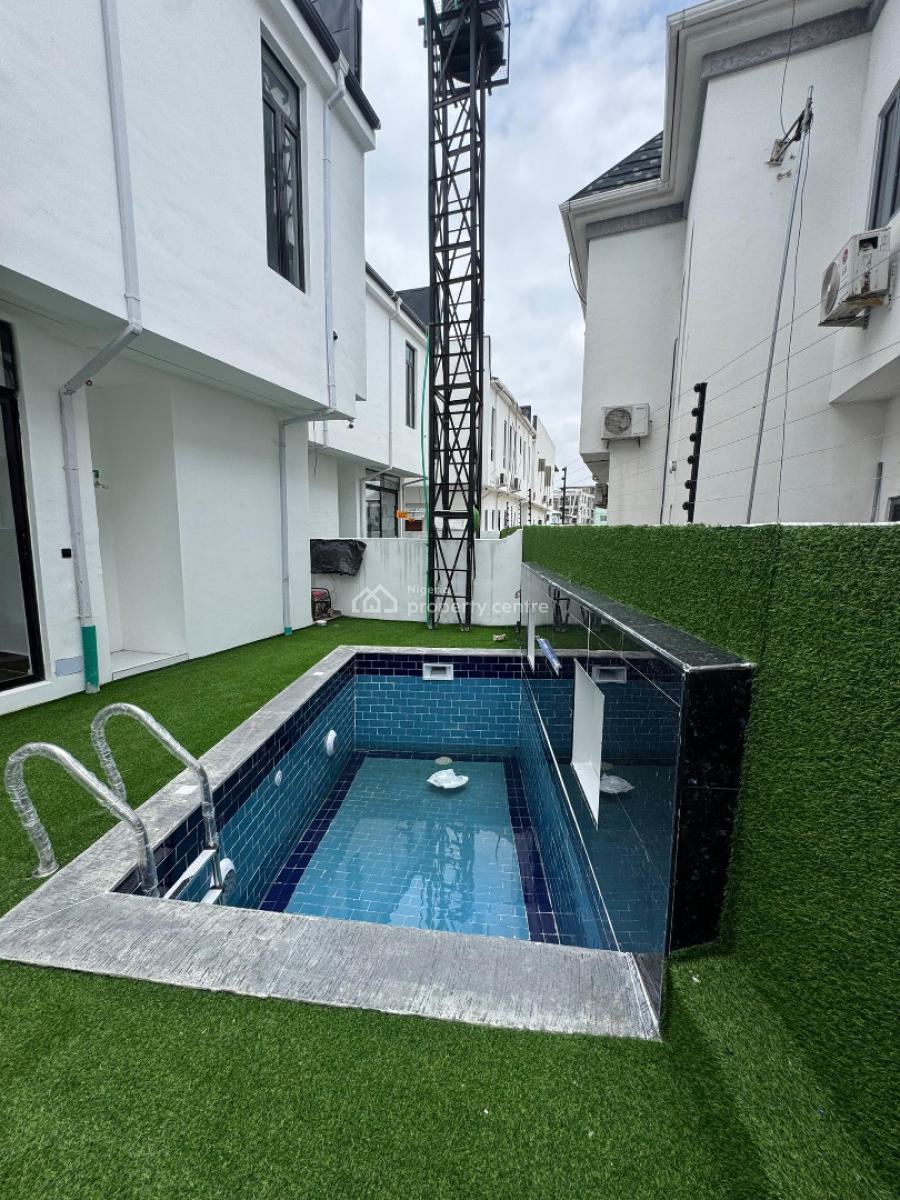 Magnificent 5-bedroom Duplex with Pool and Modern Aesthetics, Chevron, Lekki, Lagos, Detached Duplex for Sale