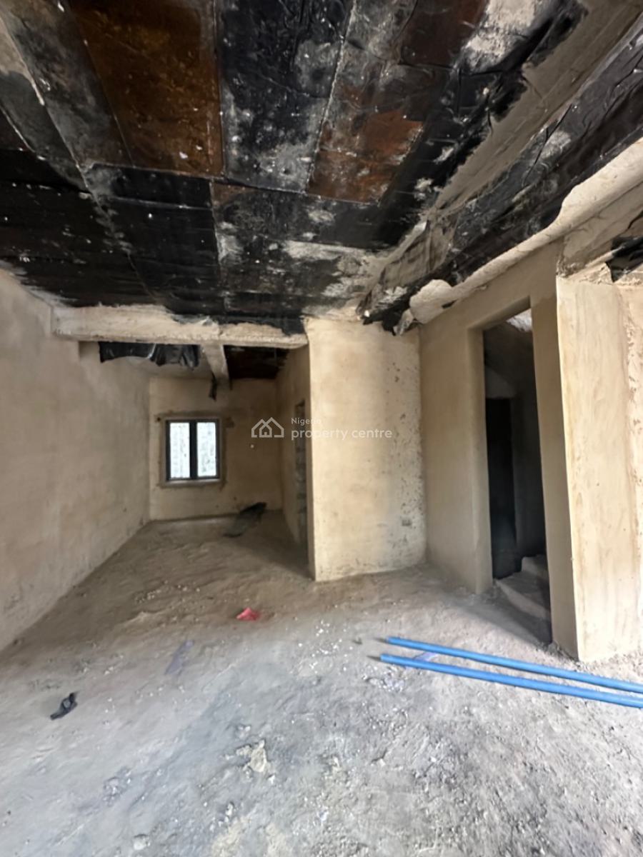 Built Spacious Semi Finished 4 Bedroom Terrace Duplex with a Bq, Dakwo, Abuja, Terraced Duplex for Sale