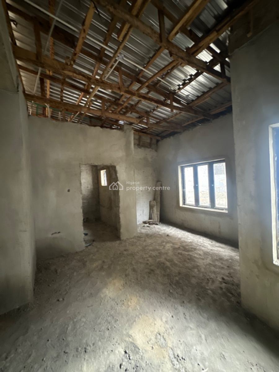Built Spacious Semi Finished 4 Bedroom Terrace Duplex with a Bq, Dakwo, Abuja, Terraced Duplex for Sale