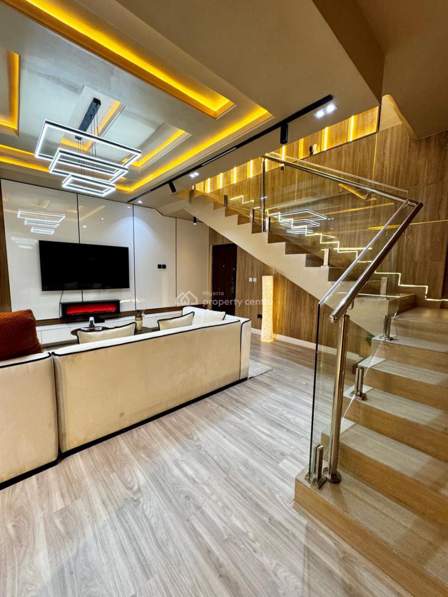 Stunning 4-bedroom Waterfront Home Prep for You, Osborne Foreshore 2, Osborne, Ikoyi, Lagos, Detached Duplex Short Let